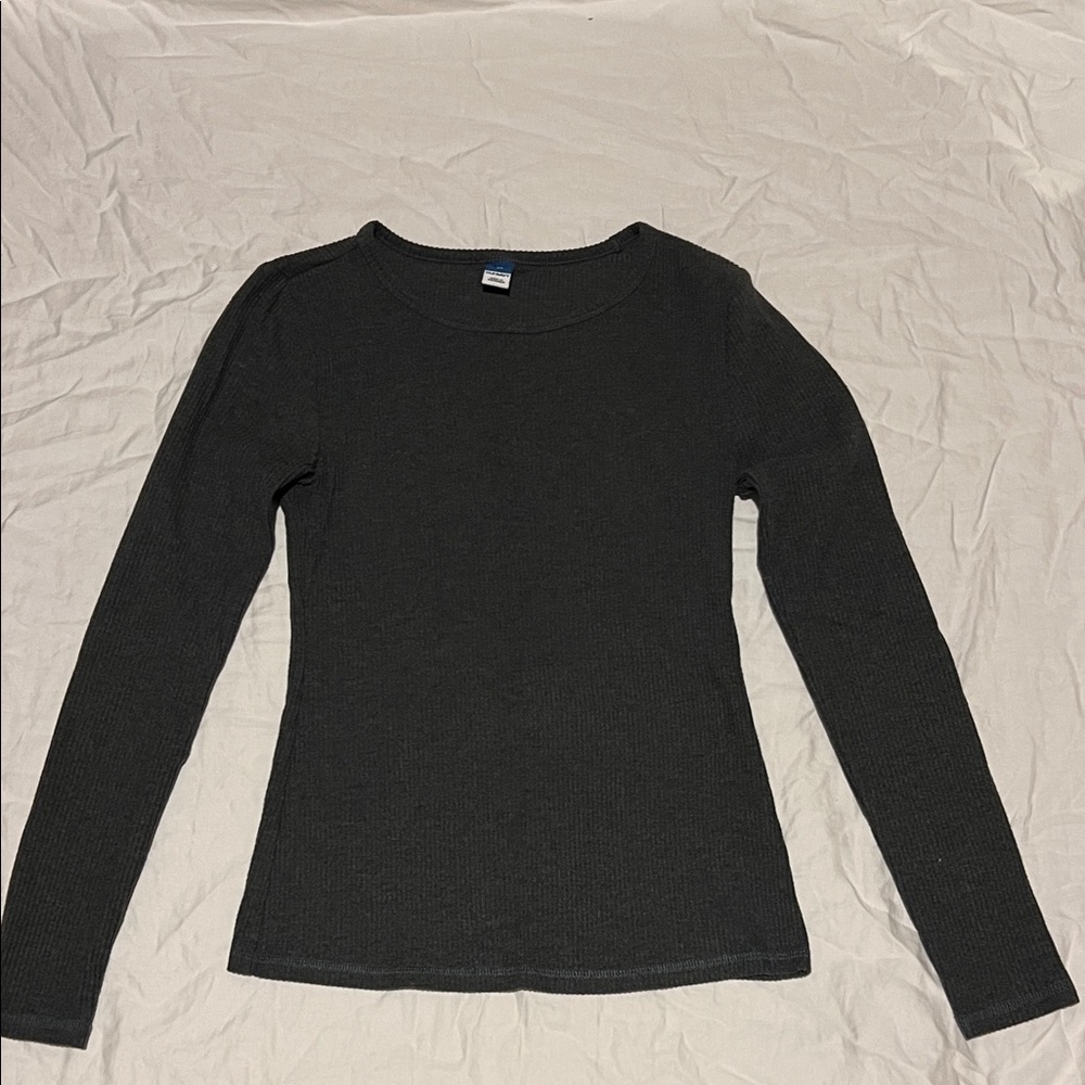 Ribbed Long Sleeve Shirt